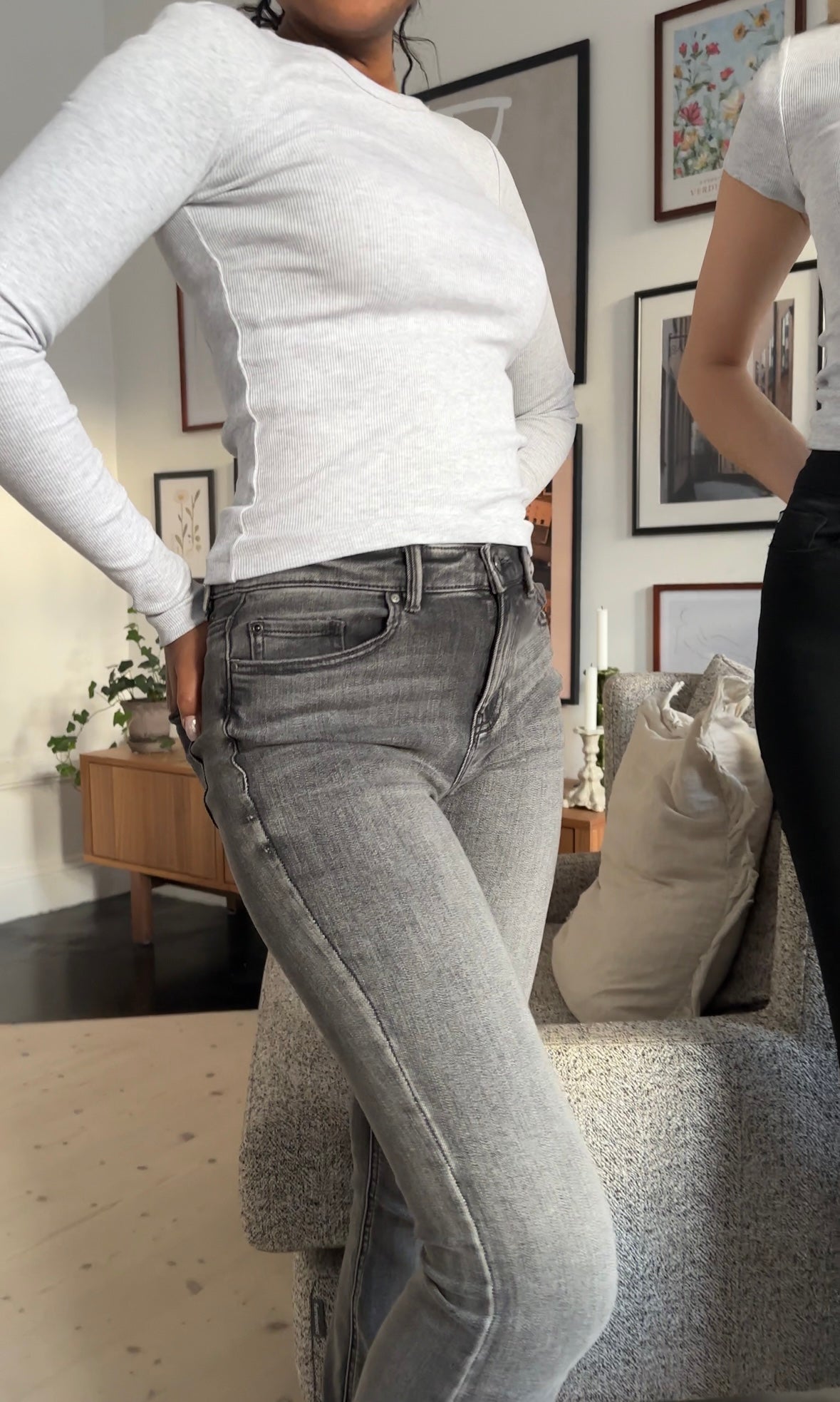 VMFLASH Skinny Jeans - Medium Grey Denim