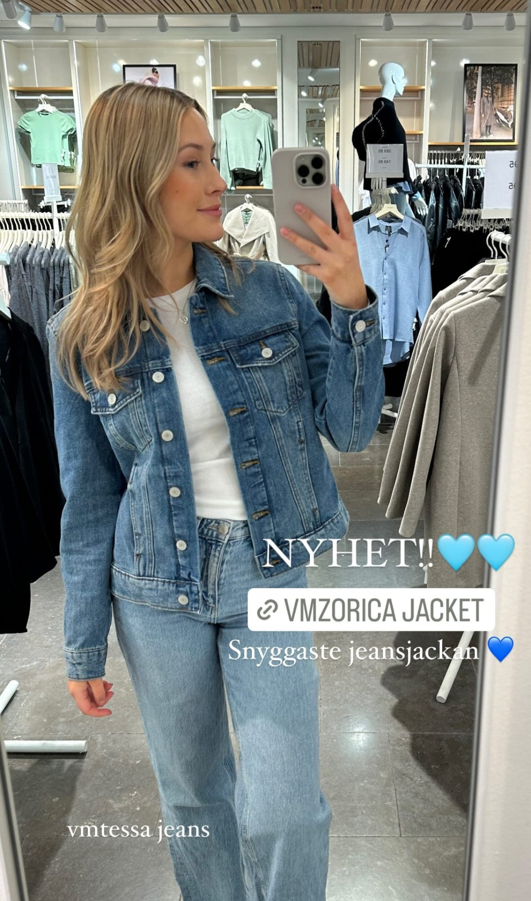 VMZORICA Jacket - Medium Blue Denim