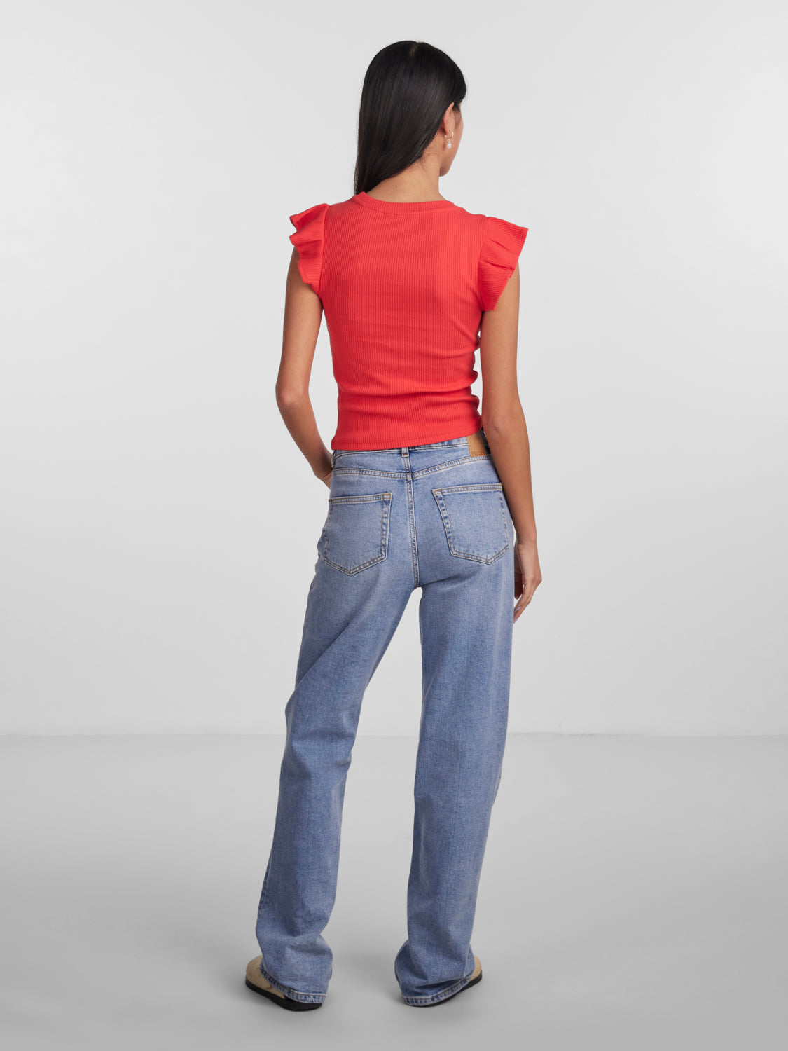 PCTEGAN T-Shirts & Tops - Poppy Red